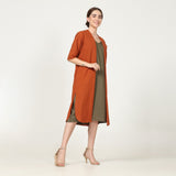Long Overlay - Autumn Rust