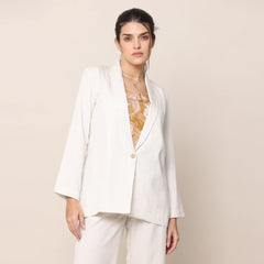 Donna Blazer - Ecru