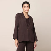 Donna Blazer - Coffee