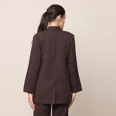 Donna Blazer - Coffee