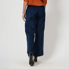 Long Leg Pants - Navy Blue Corduroy
