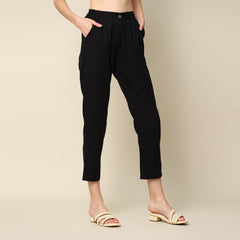 Tapered Pants - Black