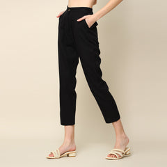 Tapered Pants - Black