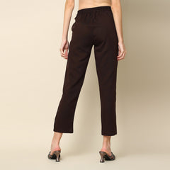 Tapered Pants - Coffee Brown