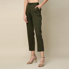 Opal Set Of 2 - Shirts & Pants - Olive Green