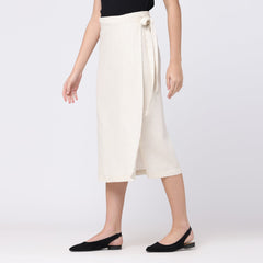 Wrap Skirt - Ecru