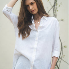 Jessica Shirt - White Textured
