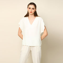 Aurora Top - Vanilla White