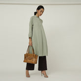 Pleated Tunic - Sage Green