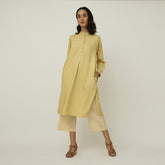 Pleated Tunic - Yellow