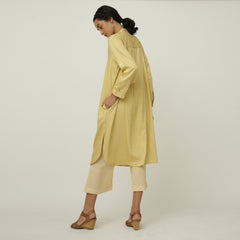 Pleated Tunic - Yellow