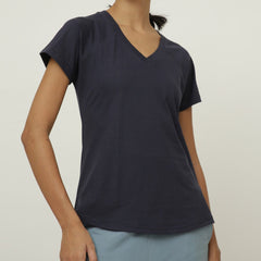 Raglan Sleeve Tee - Navy