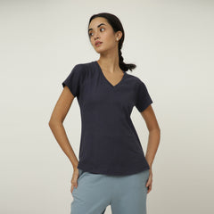 Raglan Sleeve Tee - Navy