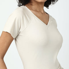 Raglan Sleeve Tee - Oatmeal