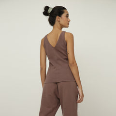 Camisole T-Shirt - Coffee