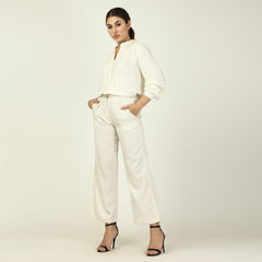 Shoji Set Of 2 - Tunic & Pants - Ecru