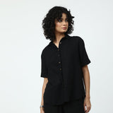 Noir Set of 3 - Shirt, Slip Top & Pants - White & Black