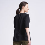 Diana Set of 2 - Top & Pants - Black & Olive