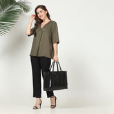 Diana Set of 2 - Olive Green & Black