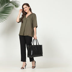 Diana Set of 2 - Olive Green & Black