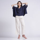 Kaftan Top - Navy