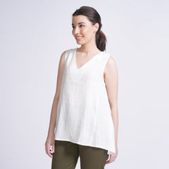 Ivy A-Line Tunic - Ecru