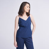Oh Slip Top - Navy Blue