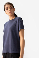 Round Neck T-Shirt - Navy