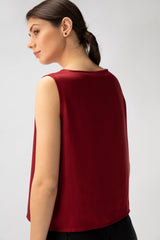 Shell Top - Maroon