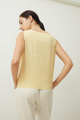 Shell Top - Sunshine Yellow