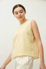 Shell Top - Sunshine Yellow