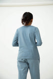 Long Sleeve T-Shirt - Citadel Blue
