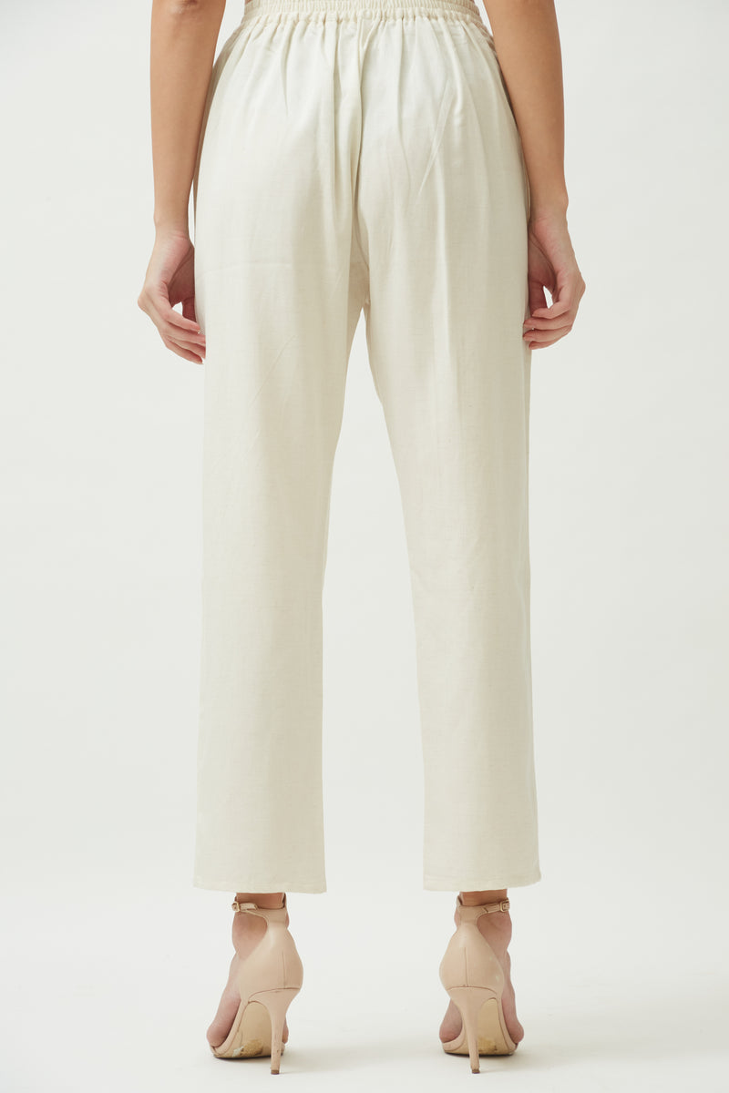 Poised Pants - Ecru