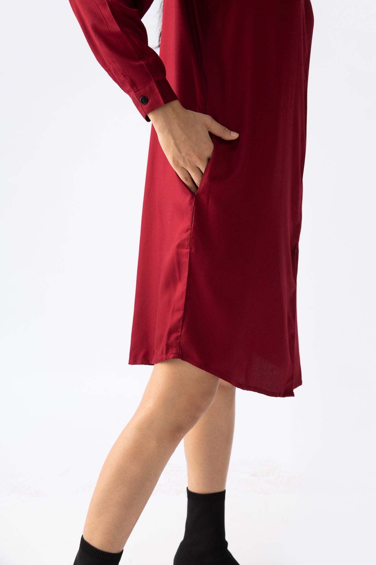 Sardaar Long Shirt - Maroon
