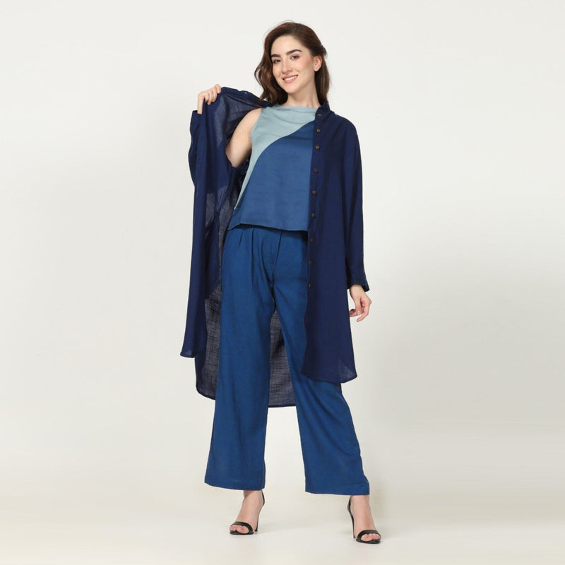 Harlem Set Of 3 - Navy & Blue