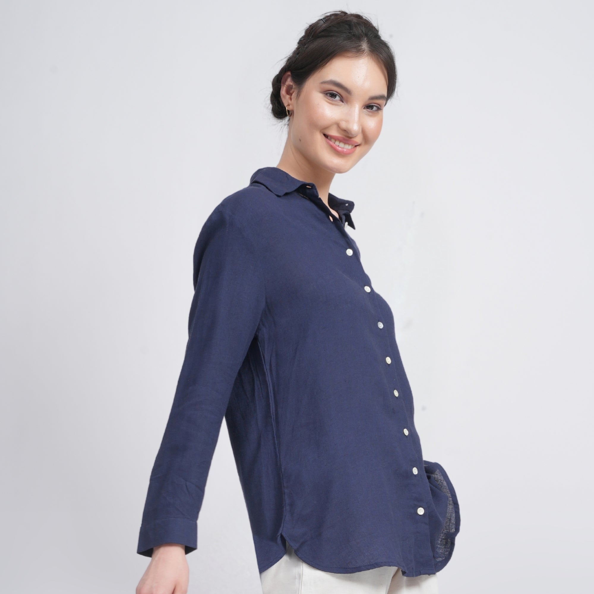 Jessica Shirt - Navy Blue