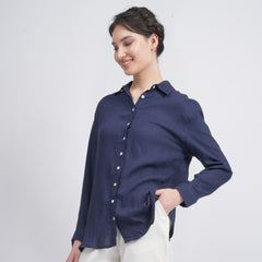 Jessica Shirt - Navy Blue