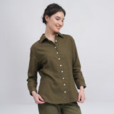 Jessica Shirt - Olive Green