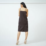 Slip Dress - Coffee Brown