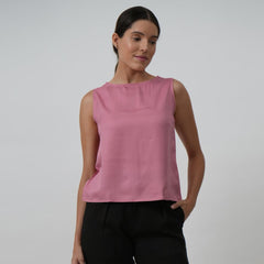 Shell Top - Dusty Pink