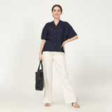 Ella Set of 2 - Navy & Ecru