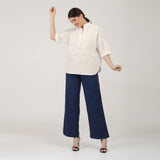 Cliff & Coast Set Of 2 - Ecru & Navy