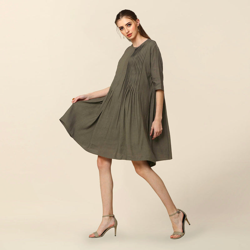 Notting Hill Dress - Olive