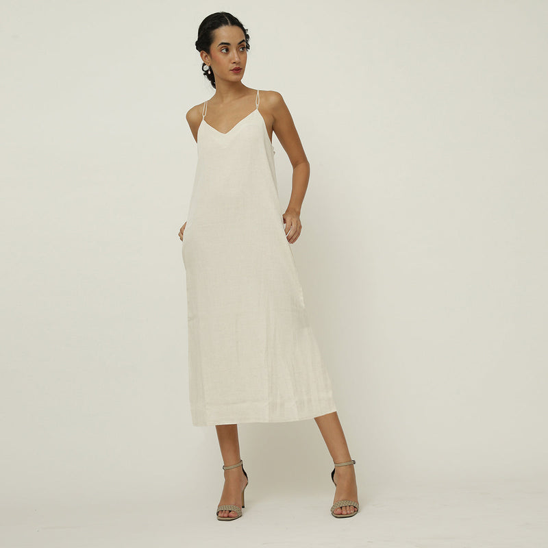 Slip Dress - White