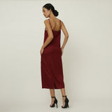 Slip Dress - Maroon