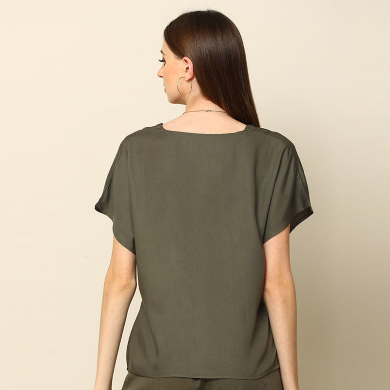 Aurora Top - Olive
