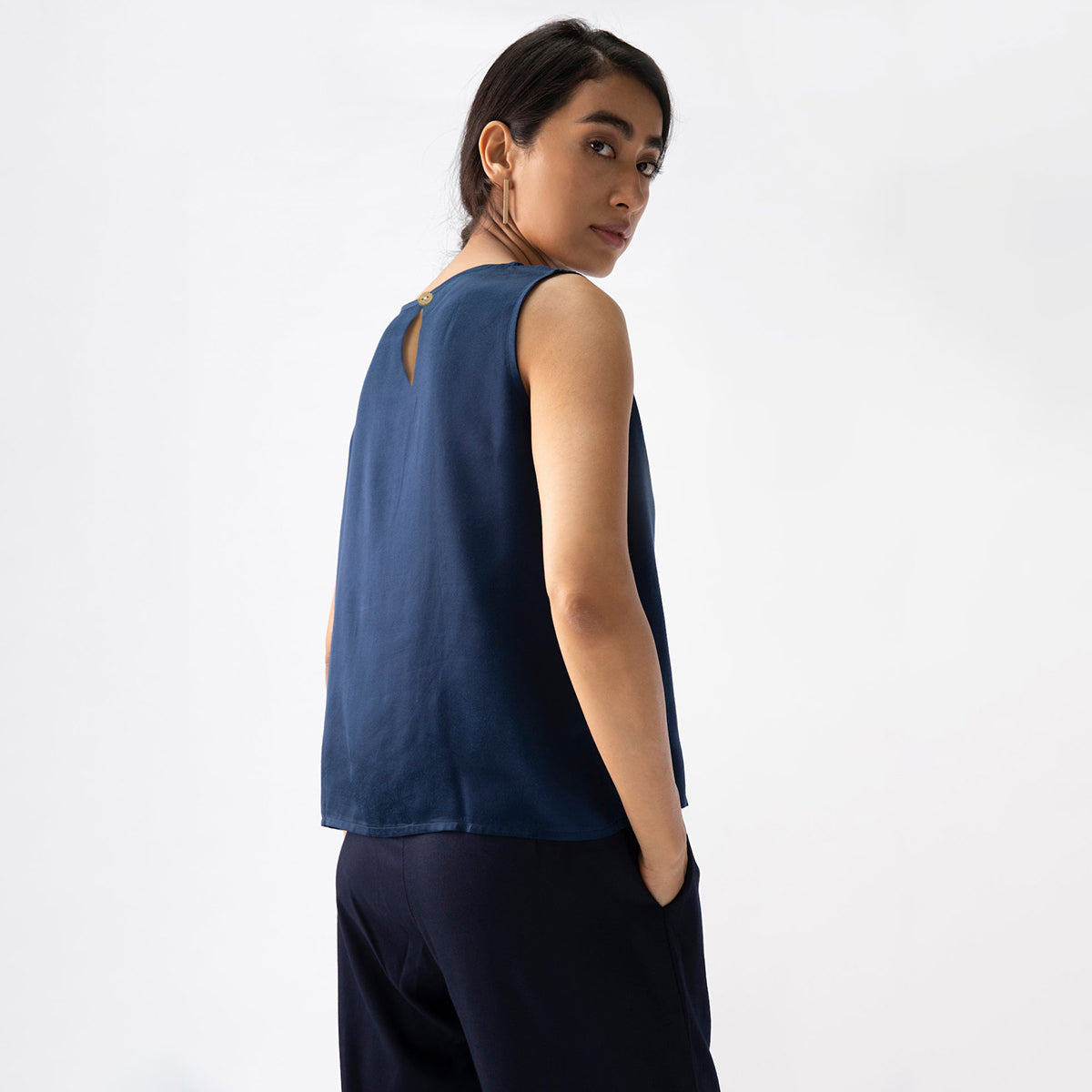 Shell Top - Navy