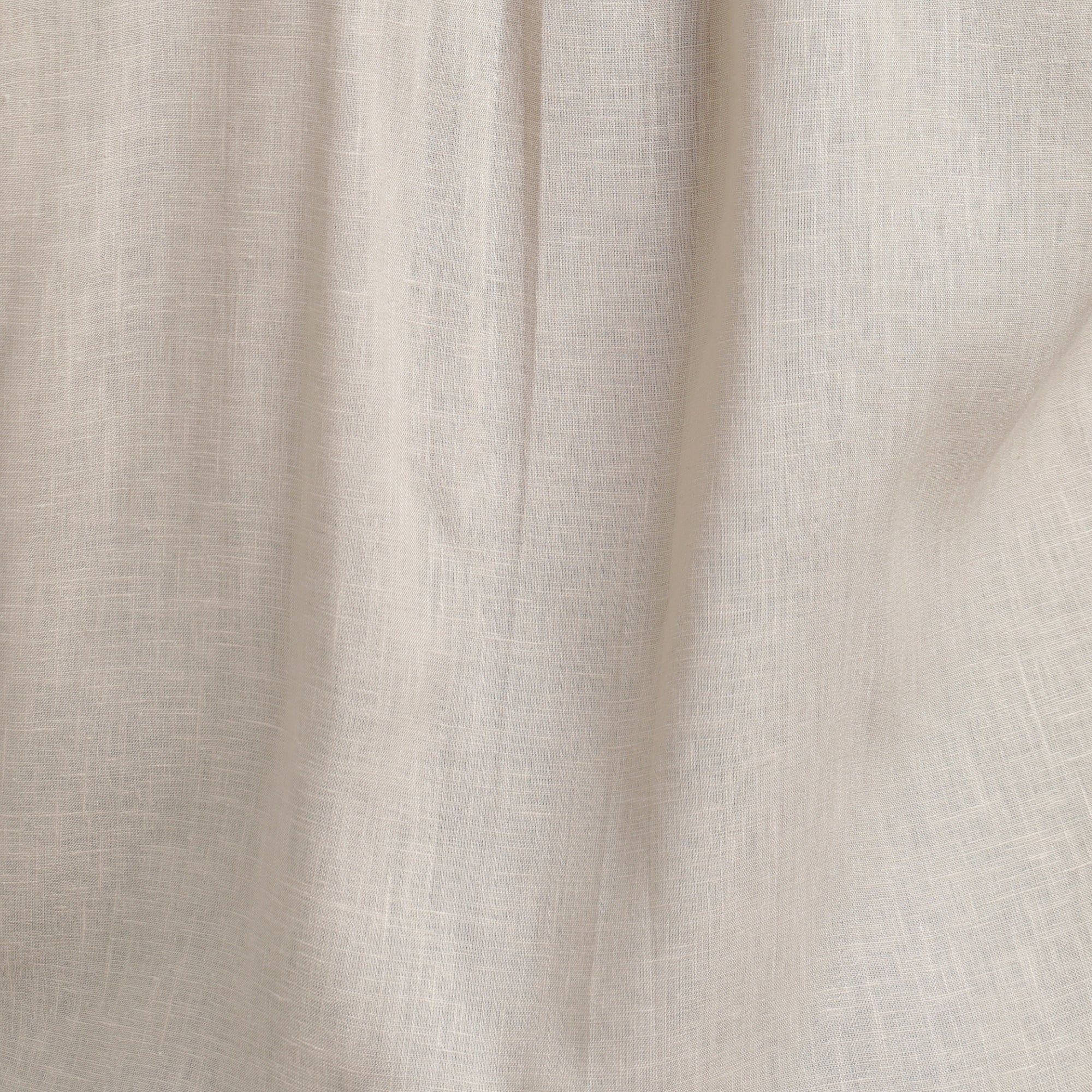 Drifter Shirt - Relaxed Fit - Mandarin Collar - Roll-Up Sleeves With Tabs - Cotton Linen – Natural Grey
