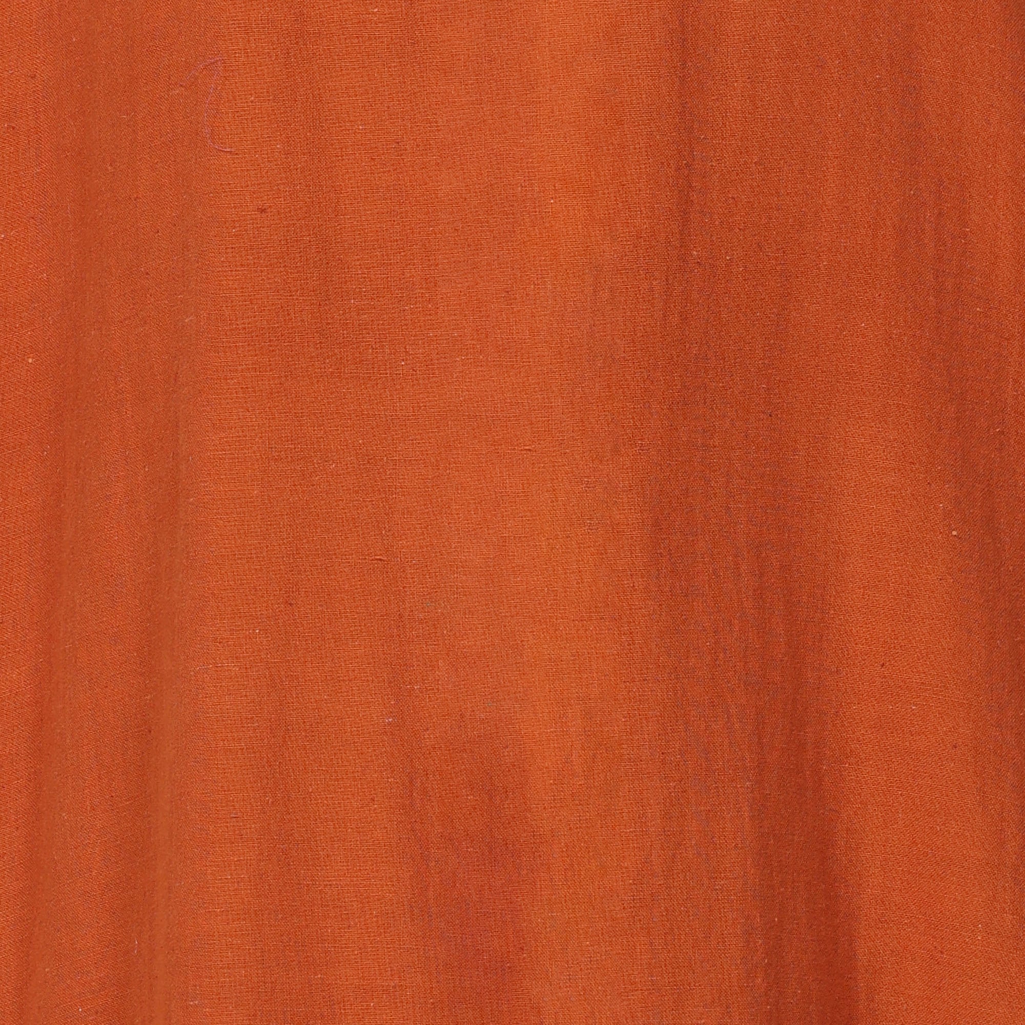 Penny Puff Sleeve Shirt With Split V Neck - Autumn Rust