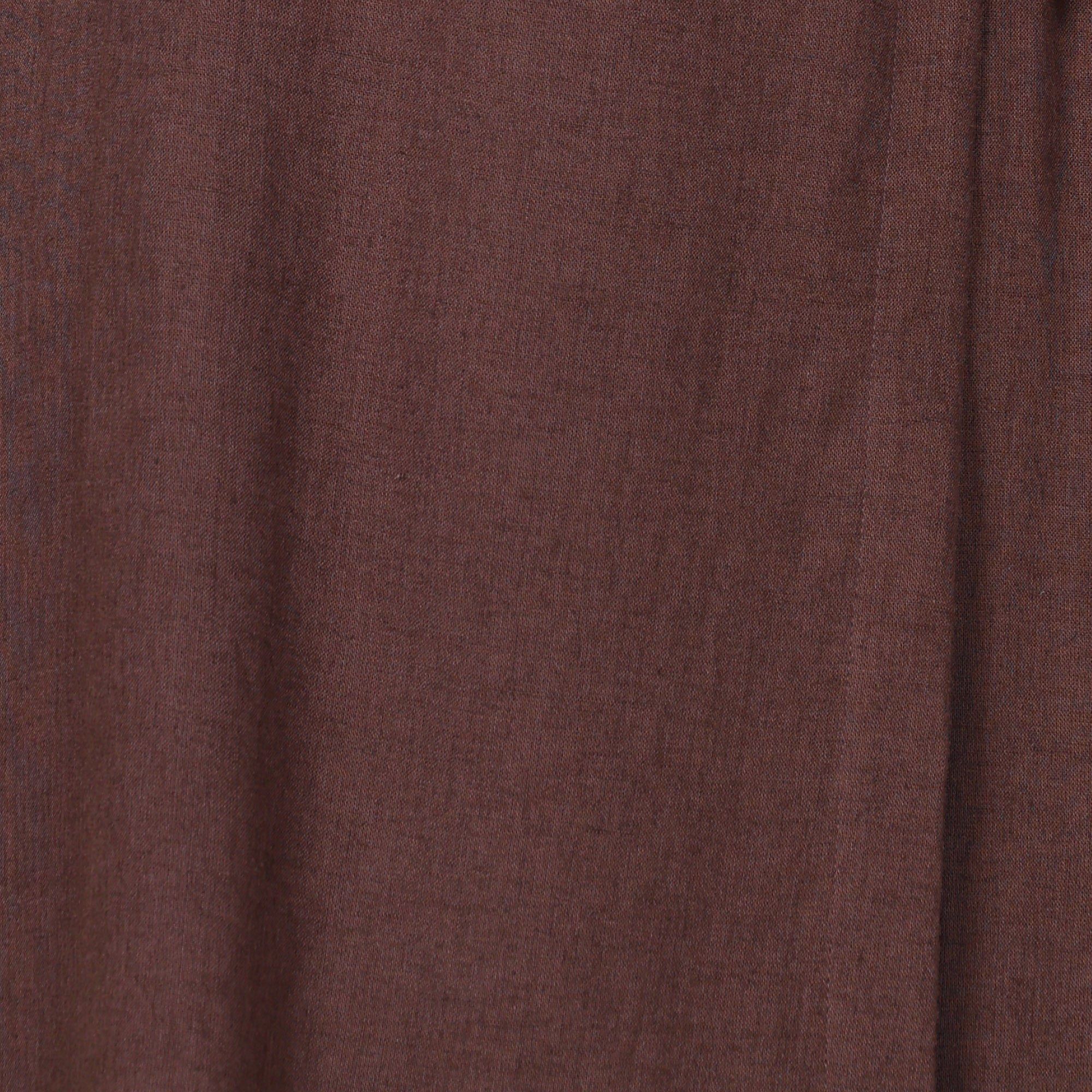 Franca Split V Neck Shirt - Coffee Brown